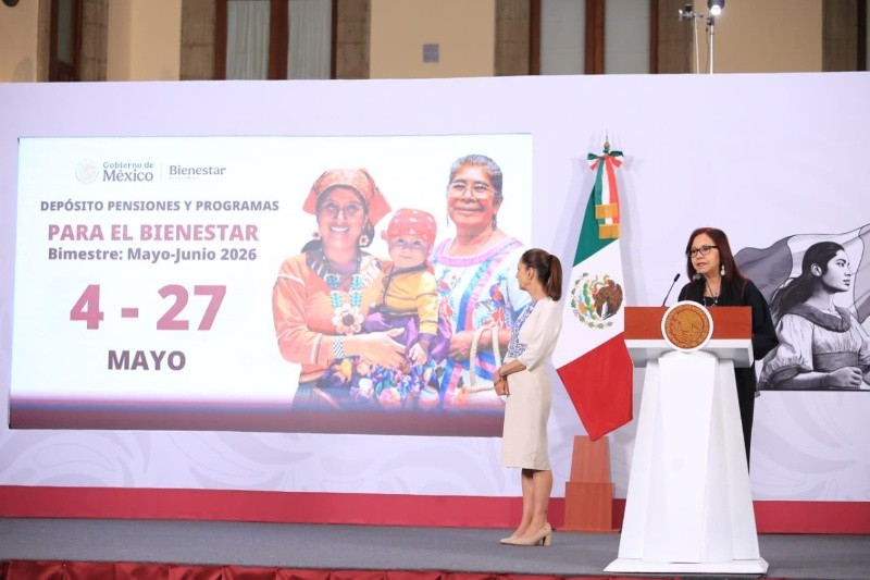  La nueva secretaria del Bienestar, Leticia Ramírez Amaya, durante la conferencia matutina de la Presidenta Claudia Sheinbaum Pardo. ESPECIAL/ X @bienestarmx&nbsp;