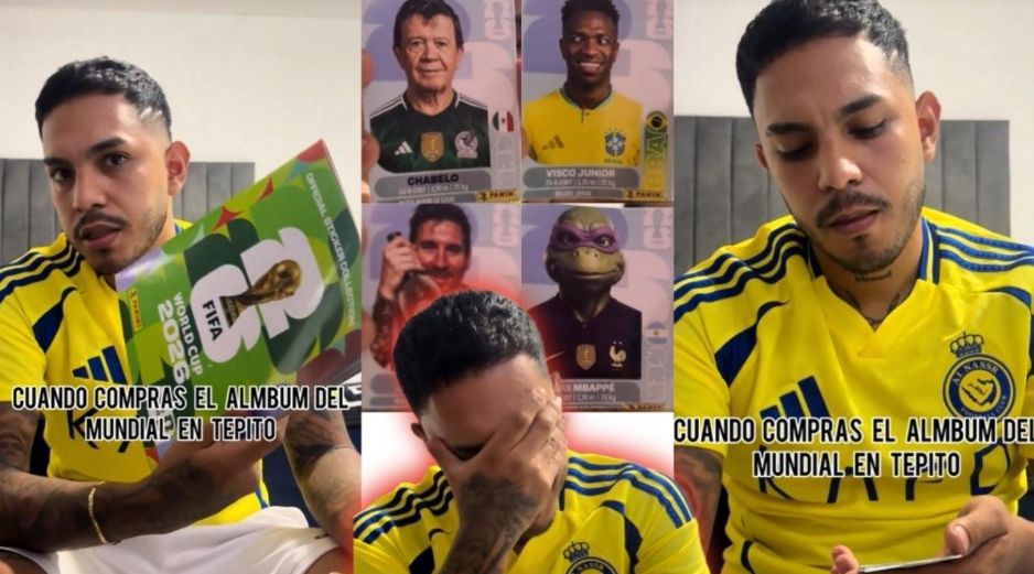 Aunque el álbum y las estampitas costaron súper baratos, la decepción fue mucho mayor que el ahorro. ESPECIAL/TIKTOK