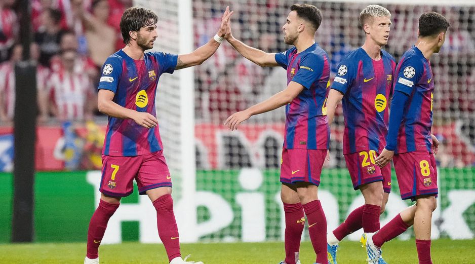 Los culés enfrentarán el Derbi Español este 10 de mayo. Con una victoria o un empate ante el Real Madrid, podrían coronarse este mismo fin de semana. AFP