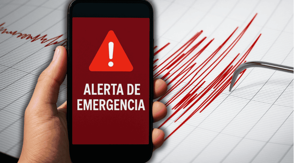 Las autoridades gubernamentales transmitirán la alerta sísmica de forma masiva a todos los dispositivos móviles. ESPECIAL/Gobierno de México/Canva