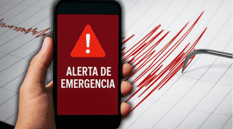 Las autoridades gubernamentales transmitirán la alerta sísmica de forma masiva a todos los dispositivos móviles. ESPECIAL/Gobierno de México/Canva