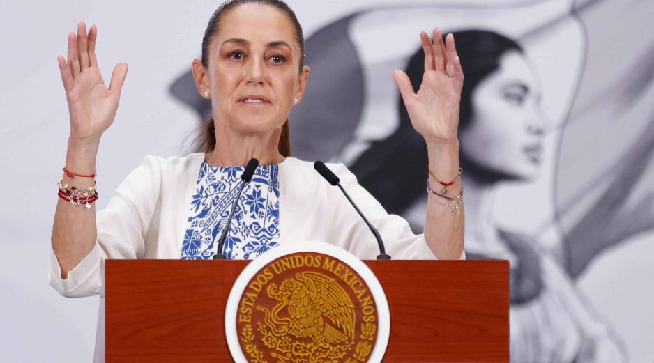 La Presidenta Claudia Sheinbaum afirma que el país es un pueblo que ama su libertad, su soberanía y está dispuesto a defenderlas. SUN / D. S. Sánchez