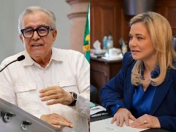 Ambos casos involucran a autoridades internacionales, investigaciones federales y una intensa discusión sobre la soberanía y la seguridad nacional. ESPECIAL / FACEBOOK Rubén Rocha Moya y Maru Campos Galván