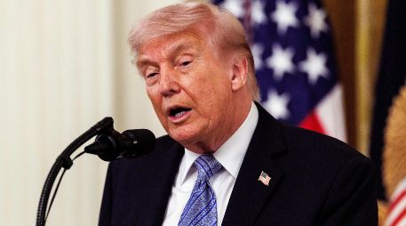 Donald Trump dejó entrever un posible acuerdo con Irán que ponga fin a la guerra. EFE/W. Oliver
