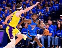 El Thunder de Oklahoma City se impuso 108 a 90 a los Lakers de Los Ángeles en el juego uno de la Semifinal del Oeste. AFP / J. Gateley