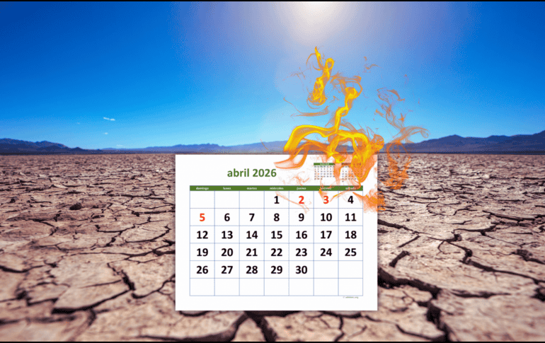 El pasado 29 de abril quedó registrado en los libros de historia meteorológica como el día más caluroso de lo que va del año en Jalisco. ESPECIAL / CANVA