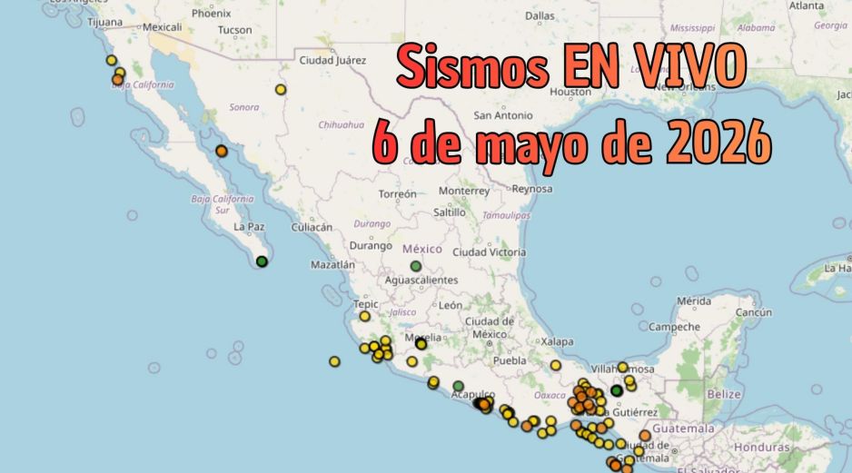 EN VIVO | Sismos en México | Miércoles 6 de mayo ESPECIAL / SSN