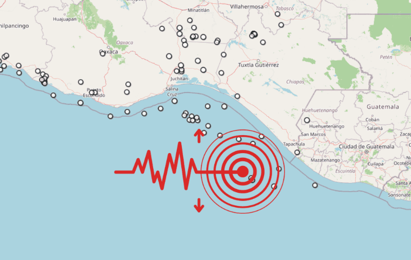 &nbsp;Sismo en Chiapas. ESPECIAL / SSN