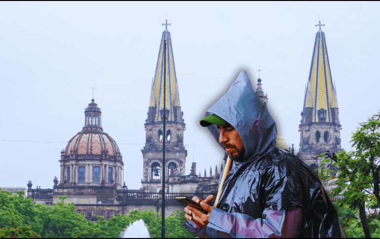 Para este próximo lunes 11 de mayo de 2026, los pronósticos indican que se prevén condiciones de lluvia ligera a moderada en diversas zonas de Guadalajara. EL INFORMADOR / ARCHIVO