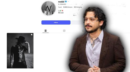 Así luce el perfil oficial de Instagram de Nodal con las cuatro fotos que publicó hace poco. ESPECIAL / INSTAGRAM @nodal / EL INFORMADOR / ARCHIVO