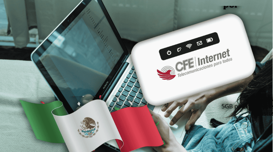 A través de su subsidiaria CFE Telecomunicaciones e Internet para Todos (CFE TEIT), la dependencia ofrece un servicio de internet móvil económico. ESPECIAL/Facebook @CFE Internet/Canva