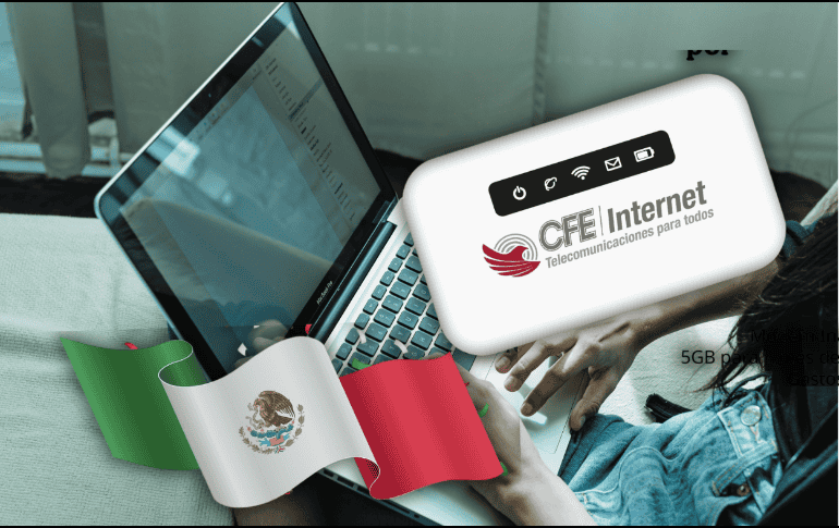 A través de su subsidiaria CFE Telecomunicaciones e Internet para Todos (CFE TEIT), la dependencia ofrece un servicio de internet móvil económico. ESPECIAL/Facebook @CFE Internet/Canva