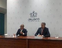 El titular de la Coprisjal, José Antonio Muñoz Serrano, reveló detalles de la investigación respecto al laboratorio clandestino de medicamentos asegurado en Zapopan. EL INFORMADOR / O. González
