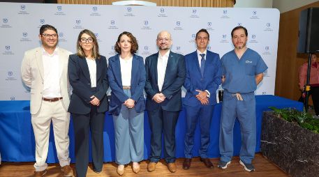 Juan José Domínguez, Gabriela Flores, Luisa Fernanda Aguilera, Francisco Anaya, Omar Silerio y Benigno Ferreira. GENTE BIEN JALISCO / Revista del 8 de mayo 2026