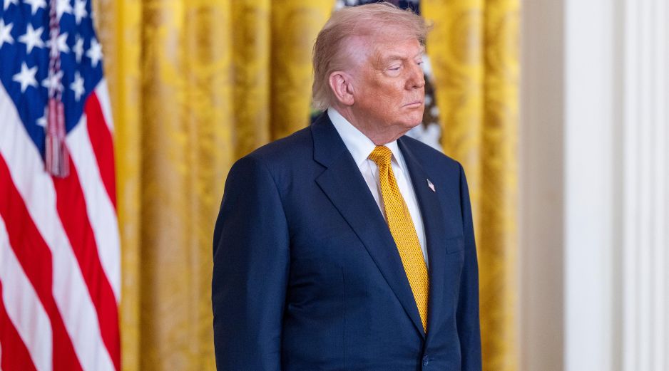 Donald Trump se colocó en terreno peligroso al hacer una imitación incómoda de Sheinbaum. EFE/S. Thew
