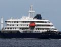 Se tiene previsto que el crucero MV Hondius atraque el próximo sábado en el puerto de Granadilla de Abona, España. AP