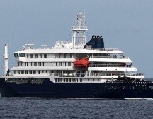 Se tiene previsto que el crucero MV Hondius atraque el próximo sábado en el puerto de Granadilla de Abona, España. AP