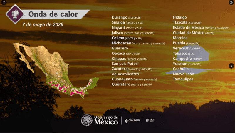 X / @conagua_clima&nbsp;