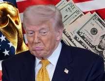 Donald Trump reaccionó con sorpresa cuando le dieron a conocer los precios de los boletos del partido de Estados Unidos contra Paraguay el 12 de junio en Los Ángeles, a partir de mil dólares. ESPECIAL / Y. Gripas y CANVA