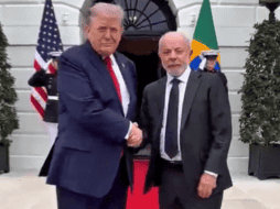 En contra de lo que es habitual bajo el mandato de Trump, los dos mandatarios no comparecieron hoy juntos en la Casa Blanca. ESPECIAL/X /@LulaOficial