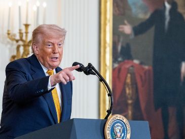 Donald Trump publicó un mensaje en sus redes sociales que de inmediato llamó la atención de la comunidad internacional. EFE/S. Thew