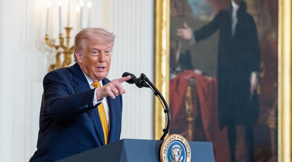 Donald Trump publicó un mensaje en sus redes sociales que de inmediato llamó la atención de la comunidad internacional. EFE/S. Thew