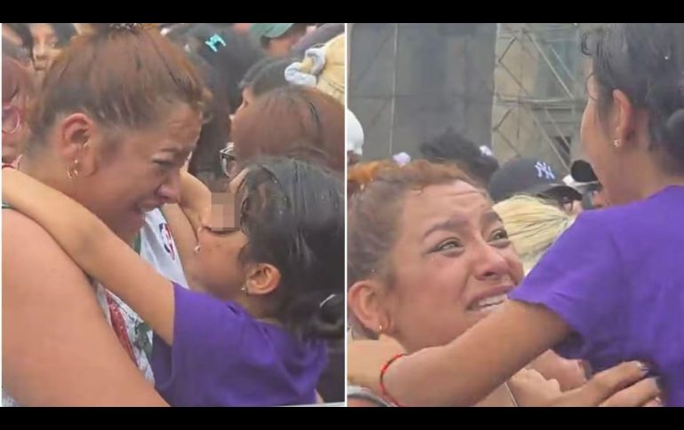 Las lágrimas de emoción y los gritos conmovieron a más de un fan. CAPTURA DE VIDEO