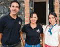 Luciano Seri, Fabiola Campomanes y Sofía Díaz, participan como talento actoral en este proyecto. EL INFORMADOR/ F. Salcedo