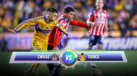 Chivas buscará aprovechar el apoyo de su afición en casa para superar a Tigres en la Liguilla. ESPECIAL / IMAGO7 y CANVA