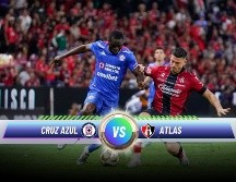 Cruz Azul y Atlas se enfrentan en el Estadio Banorte por el boleto a las Semifinales. ESPECIAL / IMAGO7 y CANVA