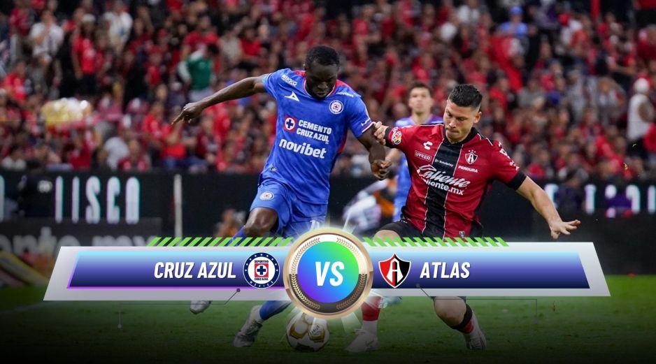 Cruz Azul y Atlas se enfrentan en el Estadio Banorte por el boleto a las Semifinales. ESPECIAL / IMAGO7 y CANVA