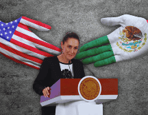 Sheinbaum señaló que su gobierno siempre ha demandado a la administración de Trump que los connacionales sean siempre protegidos y reconocidos. SUN / C. Mejía / ESPECIAL / CANVA