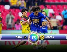 Pumas y América se enfrentan en la Vuelta de los Cuartos de Final del Clausura 2026 en la cancha de Ciudad Universitaria. ESPECIAL / IMAGO7 y CANVA
