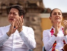 Mario Delgado, secretario de Educación, y Claudia Sheinbaum, Presidenta de México. EL INFORMADOR / ARCHIVO