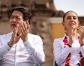 Mario Delgado, secretario de Educación, y Claudia Sheinbaum, Presidenta de México. EL INFORMADOR / ARCHIVO