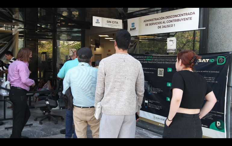 El Servicio de Administración Tributaria bloquea las devoluciones automáticas si el RFC no coincide milimétricamente con el titular de la cuenta CLABE. EL INFORMADOR/ARCHIVO|||||