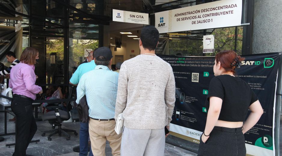 El Servicio de Administración Tributaria bloquea las devoluciones automáticas si el RFC no coincide milimétricamente con el titular de la cuenta CLABE. EL INFORMADOR/ARCHIVO|||||