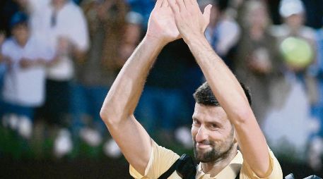 Novak Djokovic. En 19 participaciones que ha tenido el serbio en Italia, es la primera vez que pierde en la ronda inicial. AFP