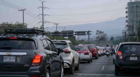 El programa Hoy No Circula se aplica de las 5:00 a las 22:00 horas en todas las alcaldías de la Ciudad de México y en tres zonas conurbadas del Estado de México. SUN/S. Cadena