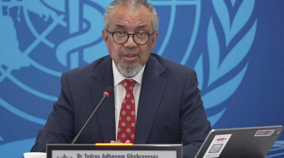 Tedros Adhanom Ghebreyesus aseguró que el brote de hantavirus detectado en un crucero con destino a Tenerife representa un riesgo bajo para la población. EFE / ESPECIAL, OMS