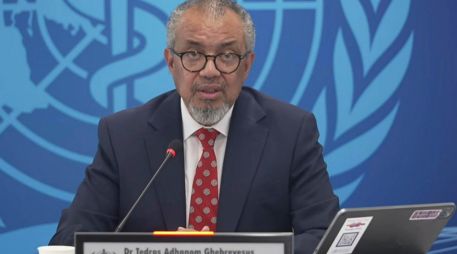 Tedros Adhanom Ghebreyesus aseguró que el brote de hantavirus detectado en un crucero con destino a Tenerife representa un riesgo bajo para la población. EFE / ESPECIAL, OMS