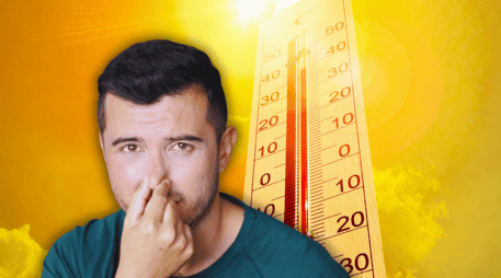muchas personas en Guadalajara y otras ciudades cálidas experimentan un molesto bloqueo nasal justo cuando el termómetro alcanza sus niveles más altos durante el día. ESPECIAL / CANVA