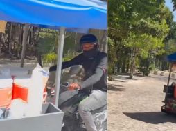 La actitud del argentino fue criticada por los internautas. ESPECIAL/CAPTURA DEL VIDEO