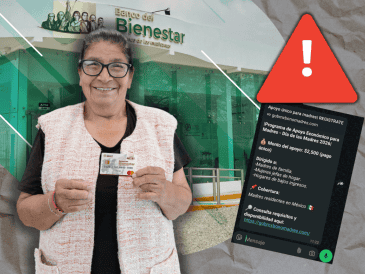Esta advertencia surge tras la viralización de un mensaje de texto que promete un pago por el supuesto "Programa de Apoyo Económico para Madres". ESPECIAL/Banco del Bienestae