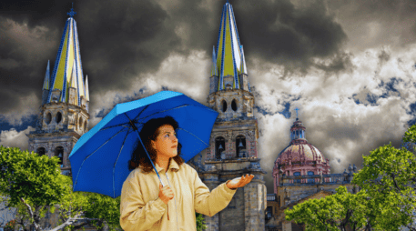 Descubre qué días lloverá en Guadalajara, a qué hora y cómo prepararte para no quedarte atrapado en el tráfico tapatío. ESPECIAL / CANVA