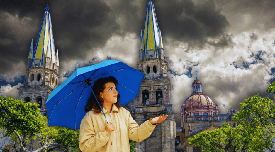 Descubre qué días lloverá en Guadalajara, a qué hora y cómo prepararte para no quedarte atrapado en el tráfico tapatío. ESPECIAL / CANVA