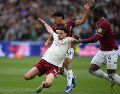 Arsenal tomaba las cosas con calma y paciencia, a veces de sobra para poner en mayor peligro al West Ham. EFE / D. HAMBURY