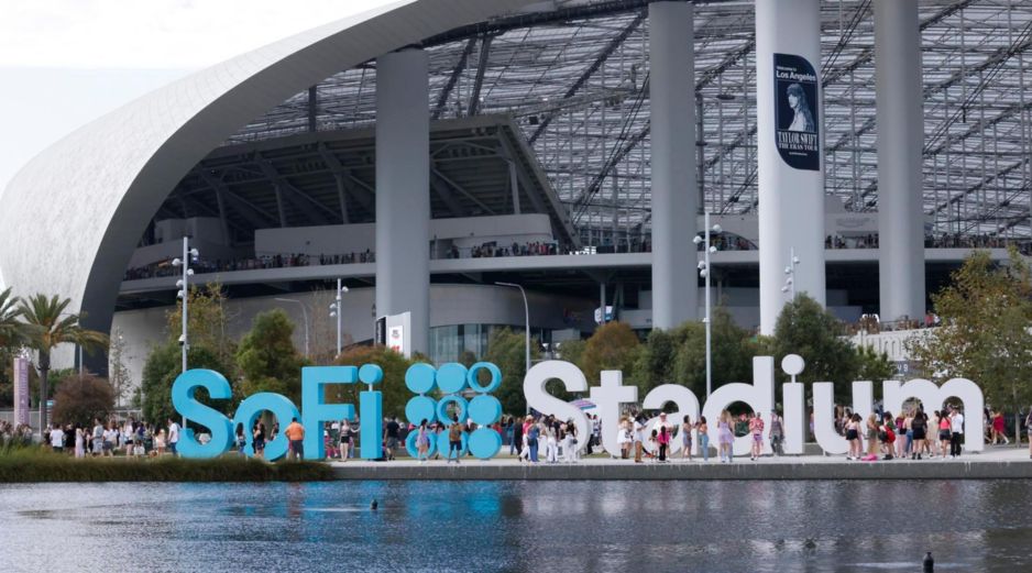 Vista del SoFi Stadium, donde Irán disputará dos de los tres partidos de la fase de grupos del Mundial 2026. EFE/C. BREHMAN