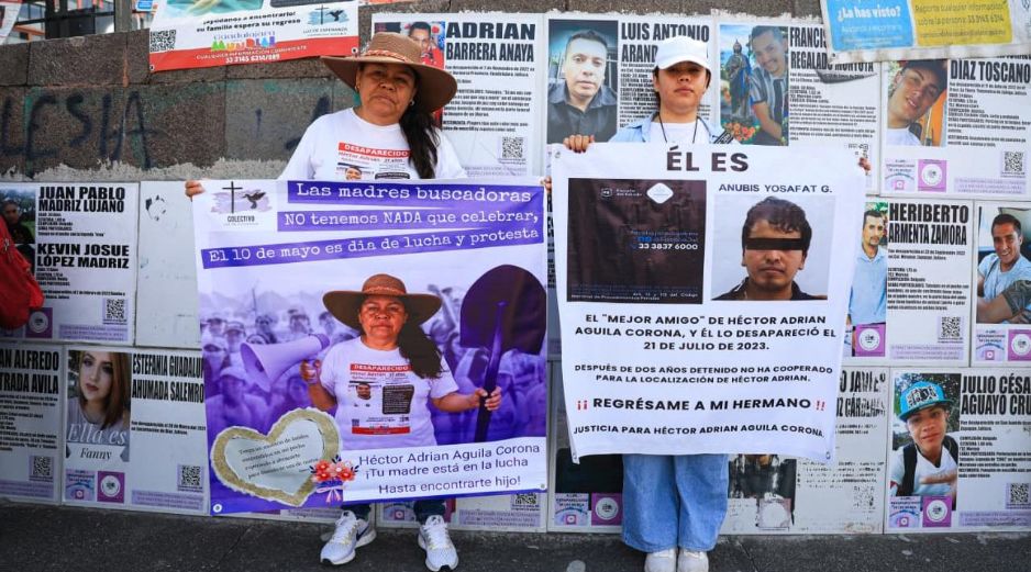 Madres buscadoras expusieron  expusieron que se intente ocultar su lucha sobreponiendo intereses del Mundial de FútbolEL INFORMADOR / J. ACOSTA