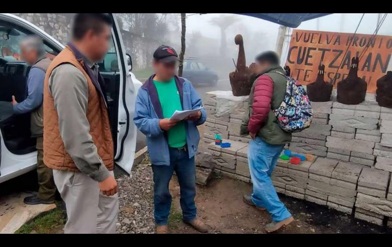 Durante el operativo se detectó un inmueble con jaulas de madera, las cuales albergaban en su interior ejemplares de vida silvestre que estaban a la venta. ESPECIAL